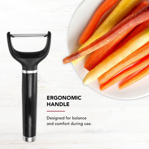 Picador manual de jengibre y ajo para cocina, prensa de ajo tipo balancín, triturador de ajo ecológico de plástico con mango suave - Product Image 3