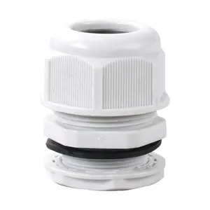 Waterdichte IP68 MG32 Voor 18-25Mm Wit Zwart Nylon Plastic Connector Wartel