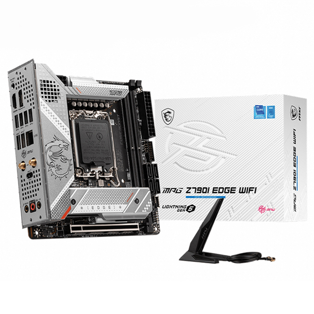 MSI MPG Z790I EDGE WIFI Used Gaming Motherboard Supports Socket LGA1700 for Intel 12th/13th Gen Desktop Processors