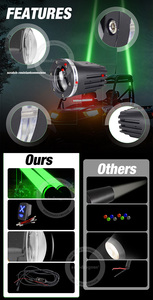 AUTODRAGONS UTV Moon Shine Alien Lasers Tractor Beam Laser Pod Sky Tracer Spot Beam RGBW Laser Whip Light Pods IP67 Waterproof - Product Image 3