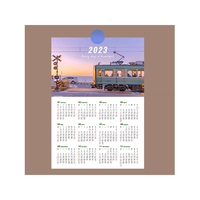Approvisionnement direct usine, prix compétitif, calendrier imprimé personnalisé, calendrier de table sur mesure, calendrier de bureau pliable en papier 2026 2027, OEM/ODM