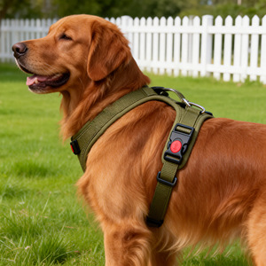 Boucle de sécurité rouge pour animaux de compagnie, réglable, à dégagement latéral, pour sacs, couleur unie, imperméable, résistante à l'usure - Product Image 3