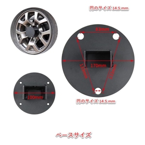 Tanque de agua de extensión de montaje de neumático de repuesto trasero con bloqueo Compatible con Suzuki Jimny 2019 2020 <span class=keywords><strong>2021</strong></span> 2022 2023 2024 - Product Image 6
