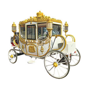 Carruaje Real Completo 2025, Limusina Turística, Carruaje de Caballos de Estilo Inglés, Carruaje Turístico Eléctrico sin Caballos - Product Image 6