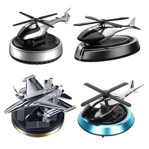 Ambientador de aire de coche moderno de alto rendimiento Diseño de helicóptero solar de metal <span class=keywords><strong>con</strong></span> líquido Perfume de coche nuevo Excelente buen servicio - Product Image 6