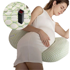 Oreillers gonflables de maternité bio Henan en forme de U pour dormeur latéral mettant votre ventre dessus - Product Image 1