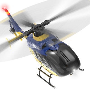 Nuevo Helicóptero RC F06 2.4G 6CH 6 Ejes con Doble Motor sin Escobillas, Escala 1:36 EC135, Vuelo con una Sola Tecla, RTF, Sin Flybar, Juguete - Product Image 2