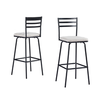 Chaise haute moderne YUKAI pour bar, cuisine, café, tabouret en métal pour table haute, restaurant, hôtel, extérieur YK-ST131