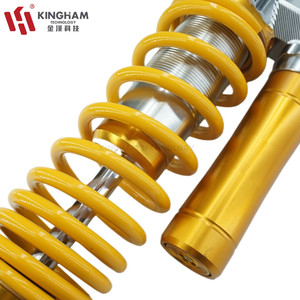Amortisseurs <span class=keywords><strong>r</strong></span>églables à compression et rebond KINGHAM MMAX Forza BWM Vario Mio CNC pour suspension arrière de moto - Product Image 5