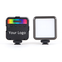 Lampe vidéo LED RGB professionnelle : Lampe de remplissage portable à CRI élevé avec luminosité réglable, mini lampe pour vlog et TikTok Live