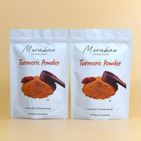 Sachet refermable personnalisé réutilisable pour épices, piment, curcuma, coriandre en poudre – Emballage plastique vide en Mylar