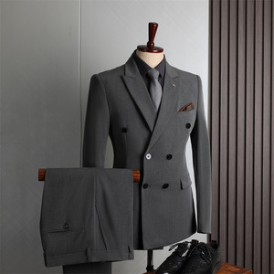 <strong>Custom</strong> High-end Elegant 2 Pieces <strong>Suits</strong> Men's Slim Fit Formal Business <strong>Suit</strong> Mens Wedding <strong>Suit</strong> for Men - Product Image 2