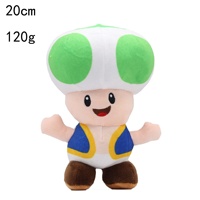 Peluche Yoshi Dragon King Bowser en forme de champignon géant - Peluche super douce et rembourrage en coton PP 31cm-50cm