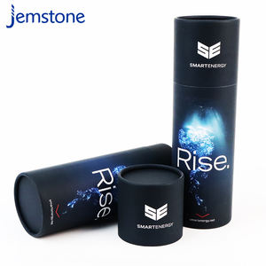 Tubos de papel artesanales redondos de cartón con logotipo impreso de tamaño personalizado con impresión personalizada - Product Image 2