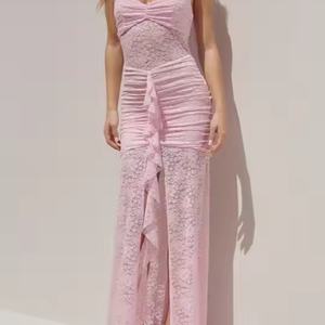 Vestidos Elegantes de Verano 2025, Vestidos Sexys con Volantes y Cuello Halter, Vestidos Sexys de Vacaciones para Mujer - Product Image 4