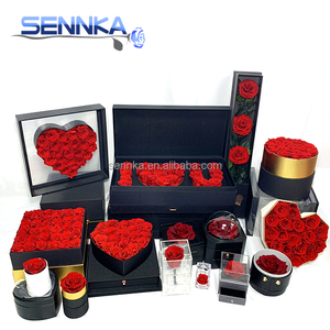 ROSES PRESERVADAS DE LUJO <span class=keywords><strong>en</strong></span> CAJA DE REGALO ILOVEU, ROSES DE <span class=keywords><strong>AMOR</strong></span> DE LARGA DURACIÓN para <span class=keywords><strong>el</strong></span> Día de San Valentín - Product Image 1