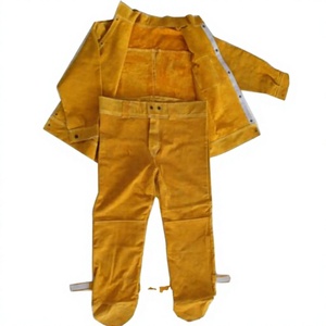 Heavy Duty Cowhide <b>Split</b> Leather Level a Vapor-Protective Fire Resistant Welded Anti-Cut Anti-Static 500C-1000C Heat Protection - Product Image 1