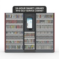 Meubles de bibliothèque HAUMR : Casier intelligent, armoire de livraison, borne de distribution, kiosque de réservation et de prête-bien pour bibliothèque