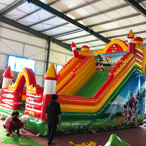 Vente flash : grand toboggan gonflable commercial de haute qualité en PVC écologique, 6mx10mx6m, pour <span class=keywords><strong>30</strong></span> enfants et adultes - Product Image 4