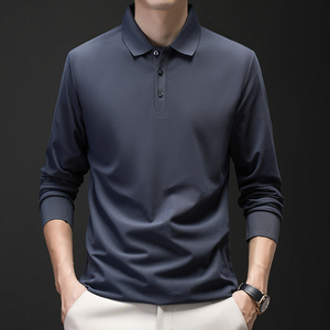 Người Đàn Ông Của Odm Thương Hiệu T-Shirt Cao cấp Cho Polo Dài Tay Rắn Màu Sắc Xl Kích Thước Dệt Vải Với In Mô Hình - Product Image 3