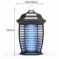 Zapper de insectos para exteriores, Zapper de mosquitos para exteriores, Zapper de insectos para interiores, trampas eléctricas para moscas, lámpara para matar mosquitos
