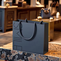 Bolsas de Papel Ecológicas Personalizadas de Alta Gama y Bolsas de Cartulina Negra para Regalos con Logotipo