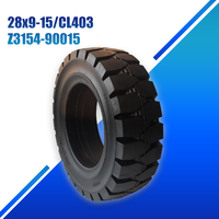 Petit pneu en caoutchouc léger CHAOYANG pneu solide 28*9-15/CL403 pour chariot élévateur