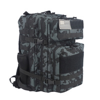Sac à dos tactique Molle de grande capacité étanche antivol à la mode pour homme sac à fermeture éclair pour sport de plein air