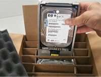 Kotak Pengiriman Hard Disk Drive Ramah Lingkungan NTI-Static dengan 5 Baki Caddy Lapisan Spons Gaya Folder untuk Penyimpanan & Transportasi yang Aman
