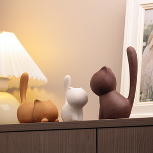 Figura de Tres Gatitos - Decoración de Alta Gama para Sala de Estar, Muebles para TV y Escritorios - Product Image 2