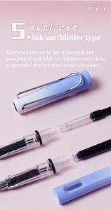 New Ins High-Appearance Level Estudantes Especiais 0.38EF Primary Cheese Mochi <span class=keywords><strong>Fountain</strong></span> <span class=keywords><strong>Pen</strong></span> Plástico para Escrever Finanças para Crianças - Product Image 6