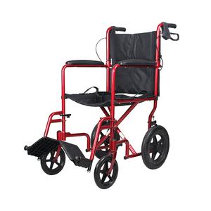 <span class=keywords><strong>Silla</strong></span> <span class=keywords><strong>de</strong></span> transporte <span class=keywords><strong>de</strong></span> aluminio ligera <span class=keywords><strong>Silla</strong></span> <span class=keywords><strong>de</strong></span> <span class=keywords><strong>ruedas</strong></span> <span class=keywords><strong>de</strong></span> transporte con respaldo plegable con cinturón <span class=keywords><strong>de</strong></span> seguridad - Product Image 2