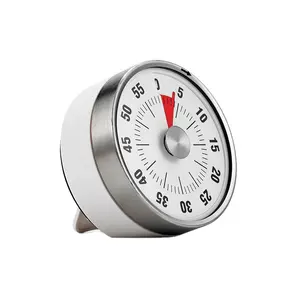 WDD571 Timer di funzionamento meccanico manuale di nuovo Design magnete supporto retrattile Timer visivo da tavolo Timer di cottura da cucina