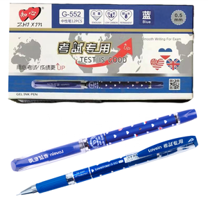 Zhixin Fine <span class=keywords><strong>Point</strong></span> 0.5Mm Bút Đáng Yêu In Thiết Kế Gel Bút G-552 Needle Mẹo Loại Bút Cho Sinh Viên - Product Image 6