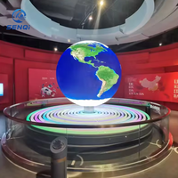 Écran LED sphérique personnalisé de 1 m, 1,5 m, 2 m de diamètre, écran LED circulaire souple pour la publicité intérieure/extérieure