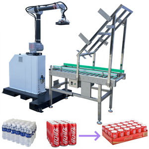 Bras robotique collaboratif Solution de palettisation de bouteilles de film rétractable Boîtes Palettiseur Machine de palettisation Robot collaboratif industriel - Product Image 2