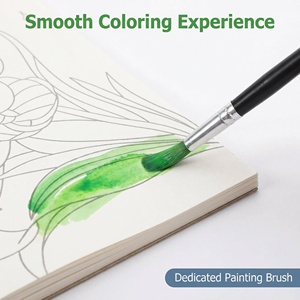 Livre de coloriage créatif pour enfants avec pinceau, livre de coloriage à l'aquarelle sûr et créatif - Product Image 3