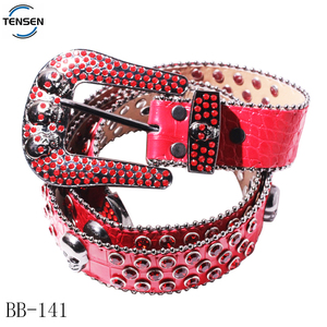 <span class=keywords><strong>Ceinture</strong></span> en cuir véritable rouge pour <span class=keywords><strong>homme</strong></span>, style classique, avec <span class=keywords><strong>boucle</strong></span> à lettres, accessoire de <span class=keywords><strong>ceinture</strong></span> <span class=keywords><strong>western</strong></span>, personnalisable avec logo, par des fabricants de ceintures en cuir sur mesure - Product Image 1
