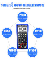 02S Temperature Calibrator 11 Kinds of Thermocouple and 5 Kinds of RTD Thermal Resistance Signal