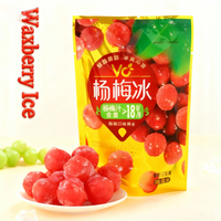 Es Krim Bola Buah Terlaris, Yogurt Bayberry Lychee Anggur Merah Anggur Hijau Beku Terlezat dalam Kemasan untuk Toko Swalayan