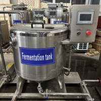 Cuve de pasteurisation du lait en acier inoxydable 100L-2000L, pasteurisateur laitier avec système de chauffage, refroidissement et mélange