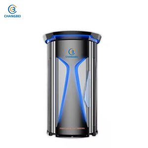 Máquina de Bronceado Vertical de Cuerpo Completo CHANGBEI Cosmedico con Luz Azul de Alta Calidad, Dispositivo de Bronceado Rápido para Uso Doméstico y en Salones de Belleza - Product Image 5