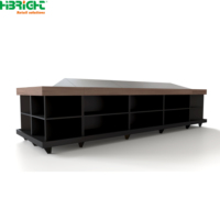 Système de brumisation sur mesure pour présentoirs, conception respirante, section fraîche de supermarché, prix de gros, chariot mobile pour produits frais