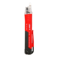 Detector de voltaje CA UT12D, probador de bolígrafo sin contacto, Sensor eléctrico, medidor de voltaje de 24-1000V, lápiz de prueba de corriente, alarma, unidad de luz LED