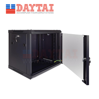 Armoire serveur murale robuste 9U ventilée et verrouillable pour la sécurité des petites salles informatiques