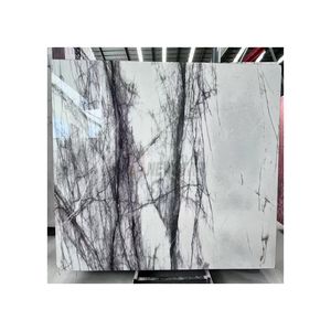 Newstar fabbrica cinese avorio bianco marmo lilla vendita calda con prezzo a buon mercato bianco neve lastra di marmo lilla lastra di marmo - Product Image 2