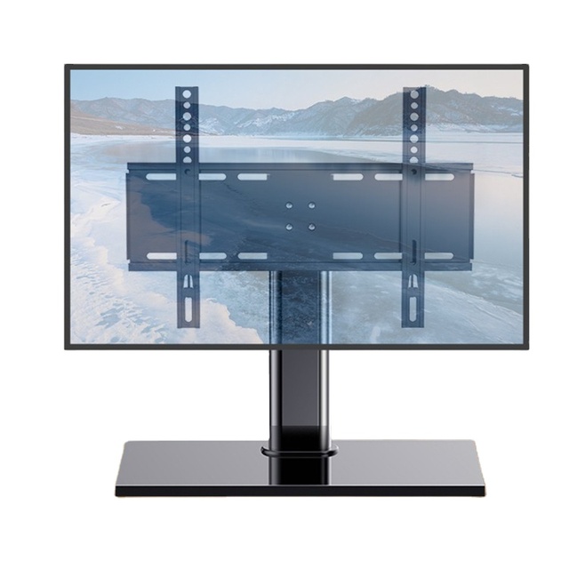 26-55 Inch LCD LED 4K Flat Screen Height Adjustable TV Mount Stand Universal TV Stand Table Top TV Base