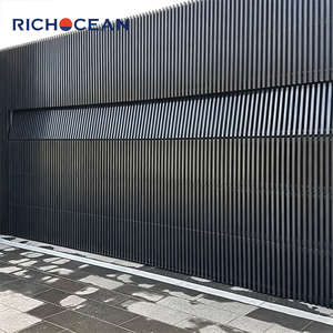 Gril à lamelles économe en énergie Portes <span class=keywords><strong>de</strong></span> maison et <span class=keywords><strong>porte</strong></span> <span class=keywords><strong>de</strong></span> <span class=keywords><strong>garage</strong></span> dissimulée en aluminium invisible avec <span class=keywords><strong>moteur</strong></span> d'ouverture - Product Image 1