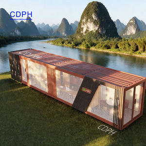 China Prefab Desmontable 20 pies Casa de contenedores 40 pies Modular Living Mobile Tiny Homes Prefabricado Portátil Plegable <span class=keywords><strong>Cabinas</strong></span> de oficina - Product Image 2