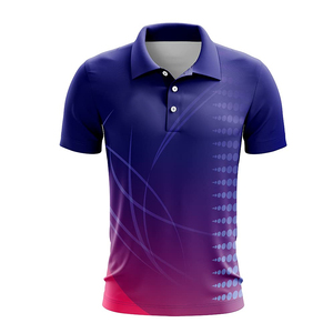 Camiseta Polo Sublimada Personalizada al por Mayor, Último Diseño, Colorida, para Hombre, de Secado Rápido, Profesional - Product Image 2